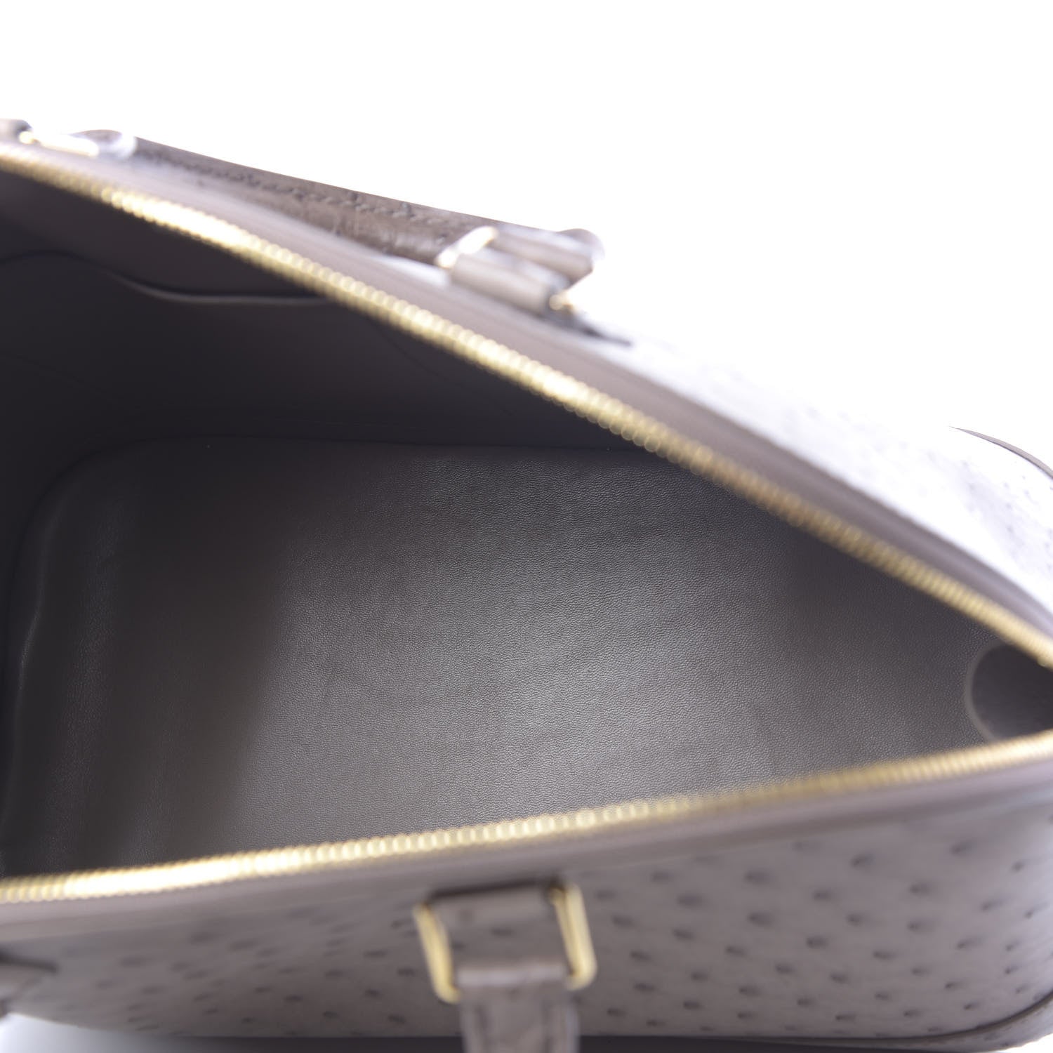 Louis Vuitton Ostrich Alma PM Gris 5 of 10