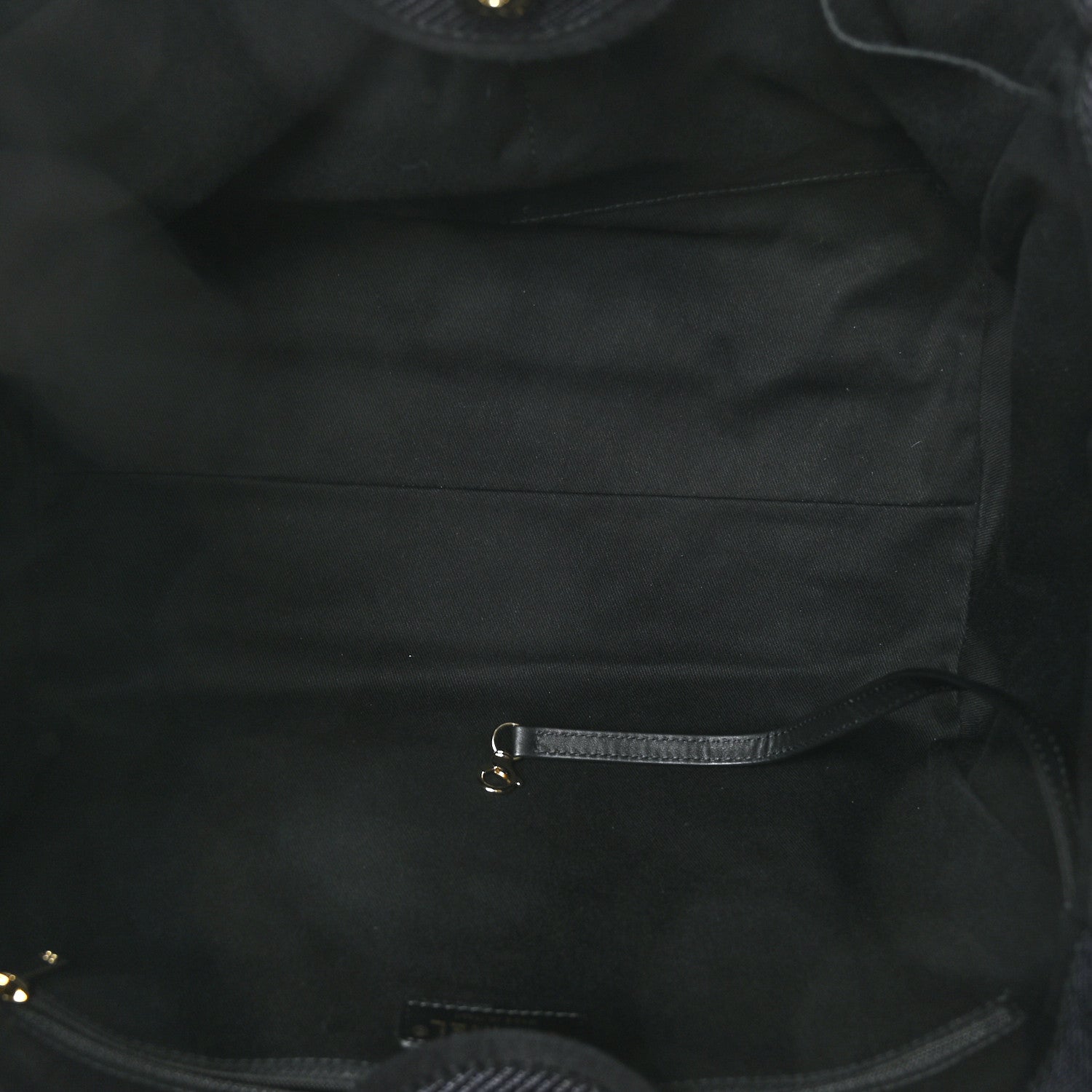 Chanel Denim Medium Deauville Tote Dark Blue 5 of 9