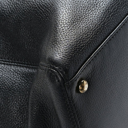 Chanel Deerskin Cerf Executive Shopper Tote Black 10 of 12