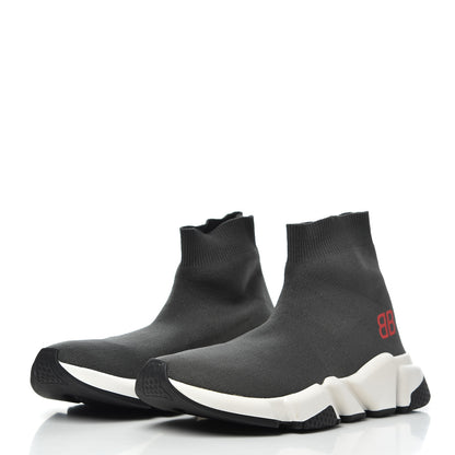 Balenciaga Neoprene Knit Womens Speed Sneakers 38 Gris Souris 3 of 11