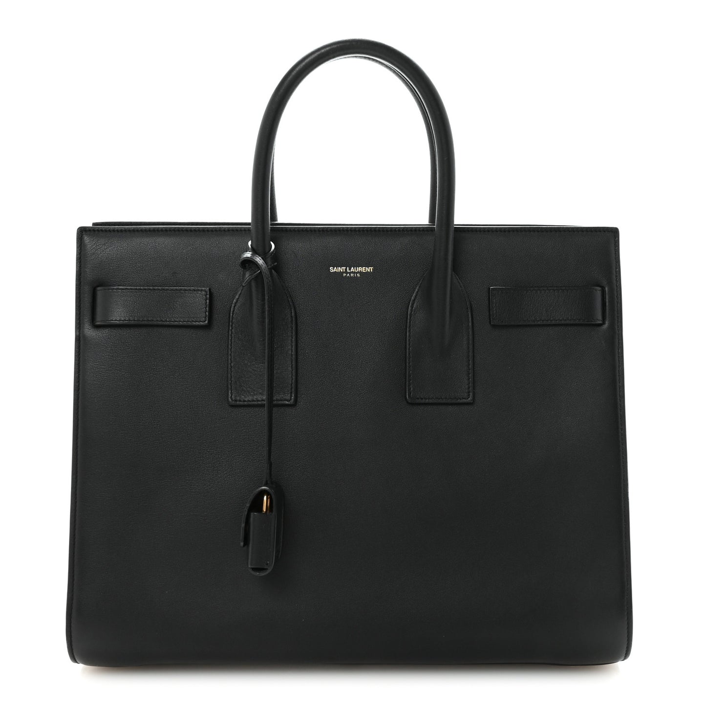 Smooth Calfskin Small Sac De Jour Black