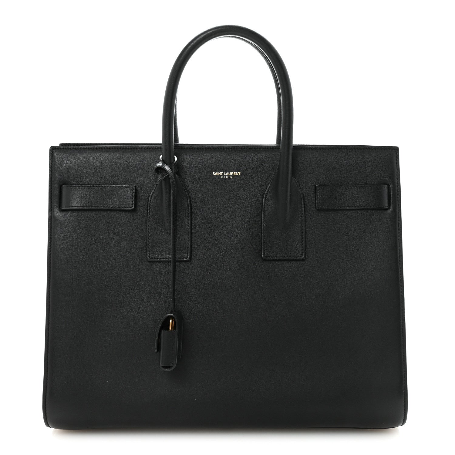 Saint Laurent Smooth Calfskin Small Sac De Jour Black 1 of 10