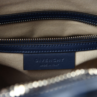 Givenchy Calfskin Crocodile Embossed Small Antigona Navy 9 of 11