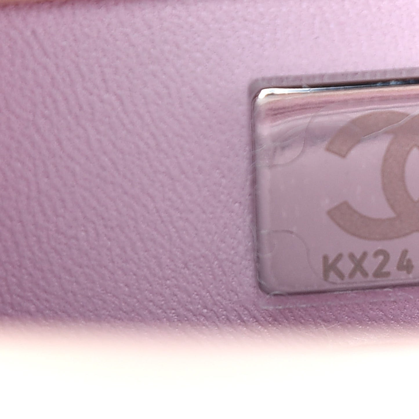 Iridescent Caviar Quilted Mini Coco Handle Flap Pink