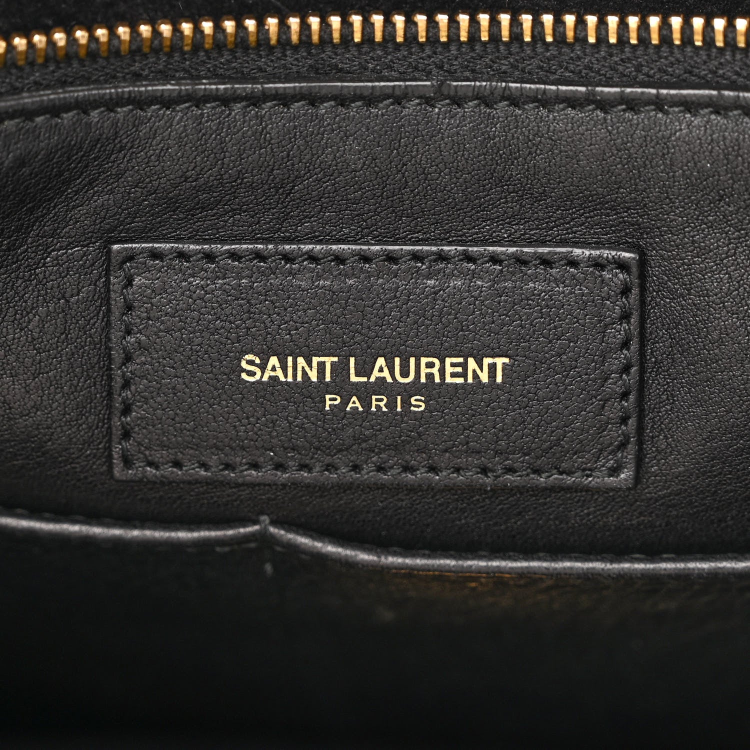 Saint Laurent Suede Medium Classic Y Cabas Black 5 of 12