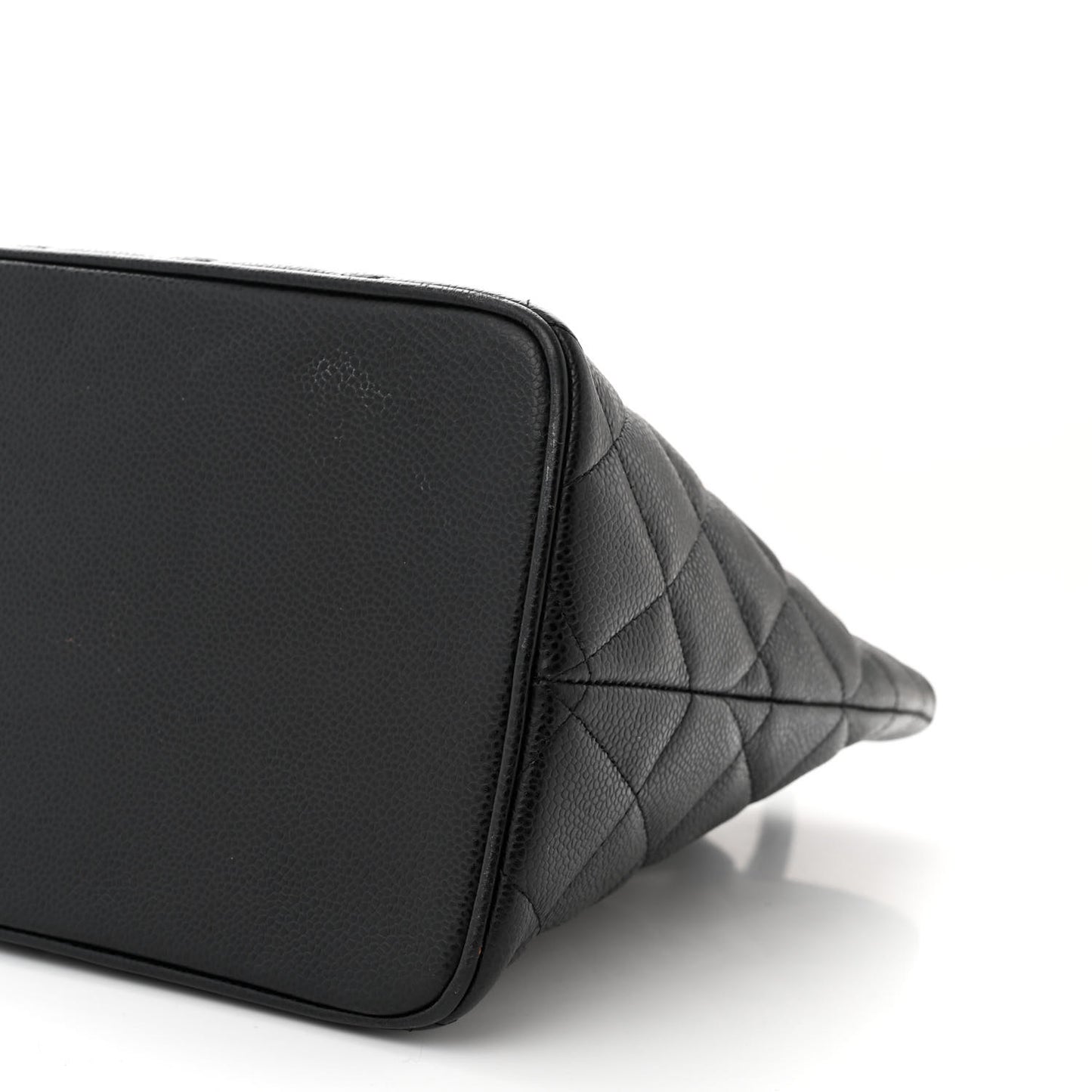 Caviar Quilted Medallion Tote Black