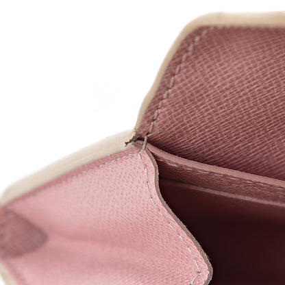 Louis Vuitton Damier Azur Rosalie Coin Purse Rose Ballerine 8 of 9