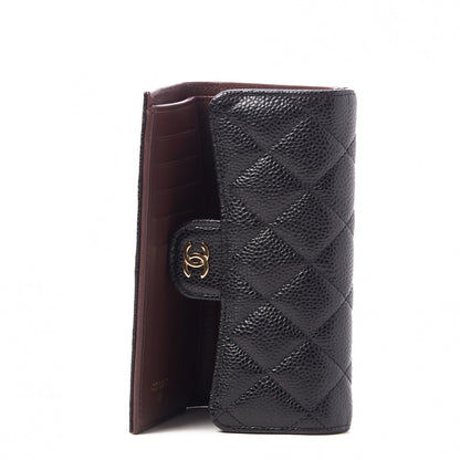 Chanel Caviar Quilted Medium Flap Wallet Black 6 of 10