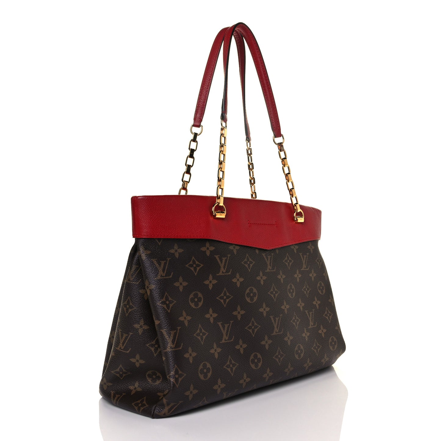 Monogram Pallas Shopper Cherry