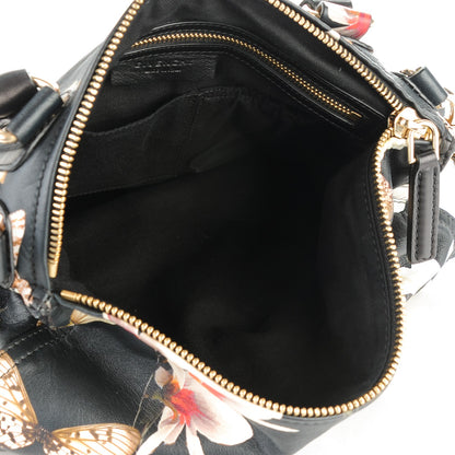 Givenchy Lambskin Magnolia and Moth Print Medium Pandora Black 5 of 7