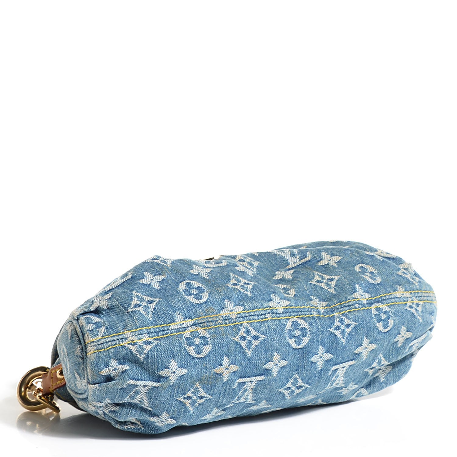 Louis Vuitton Monogram Denim Mini Pleaty Blue 4 of 7