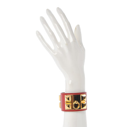 Hermes Epsom Collier de Chien CDC Bracelet S Rouge Casaque 2 of 7