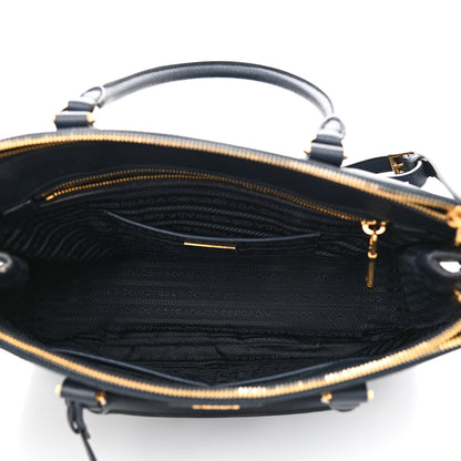 Prada Saffiano Medium Galleria Double Zip Tote Baltico 5 of 10