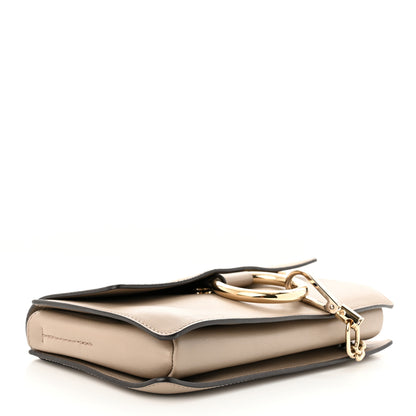 Chloe Suede Calfskin Small Faye Shoulder Bag Motty Grey 4 of 12