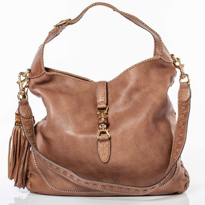 Gucci Leather Large New Jackie Hobo 1 of 16