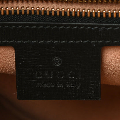 Gucci Textured Calfskin Small Horsebit 1955 Shoulder Bag Black 6 of 13
