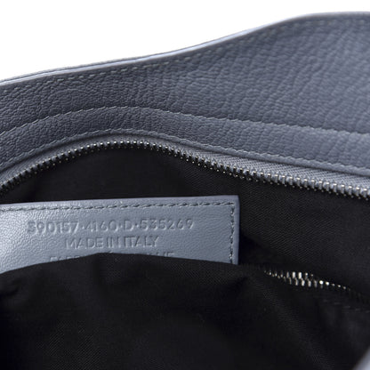 Balenciaga Chevre Silver Metallic Edge Hardware Velo Bleu Acier 10 of 12