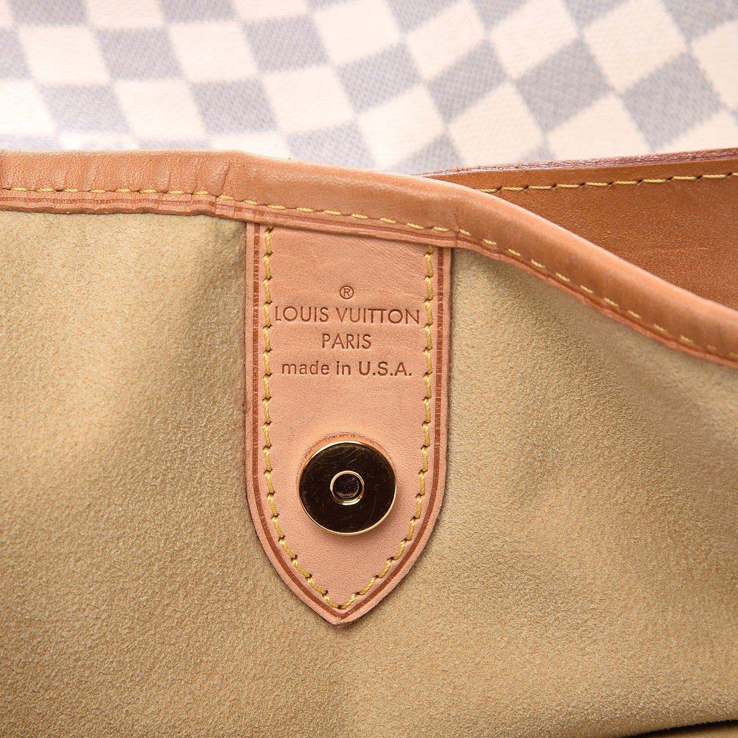 Louis Vuitton Damier Azur Galliera GM 6 of 16