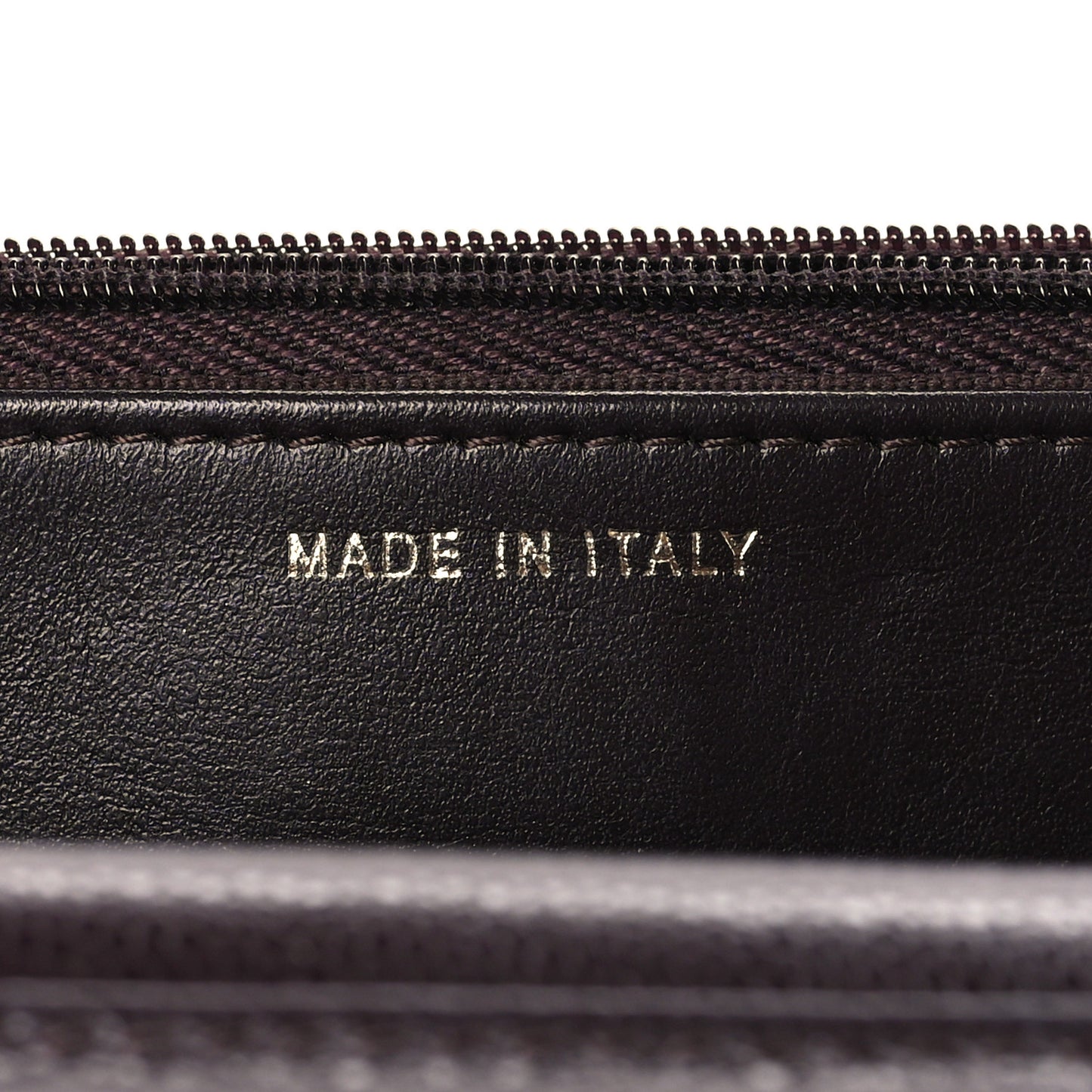 Caviar Quilted Wallet on Chain WOC Dark Brown