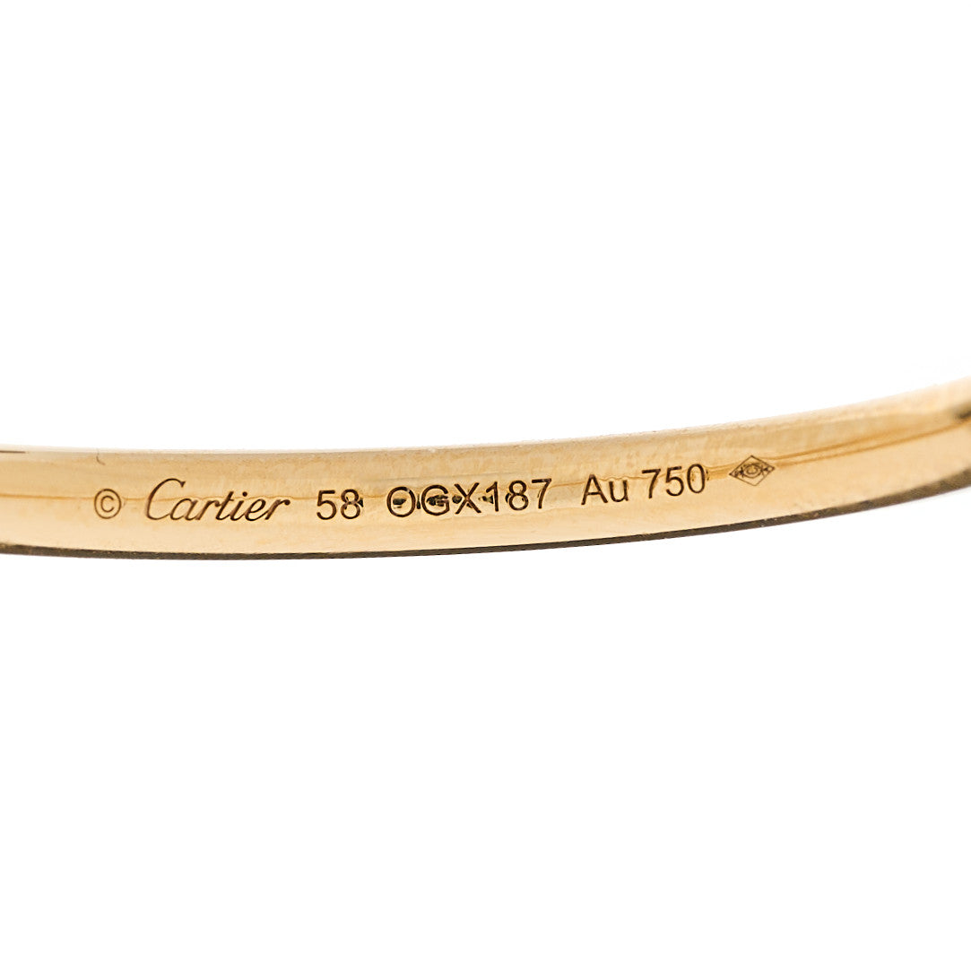 18K Yellow Gold Small Juste Un Clou Ring 58 8.25