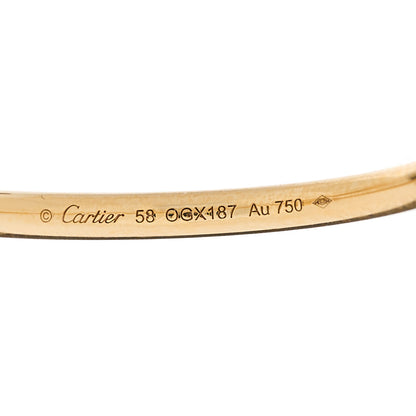 Cartier 18K Yellow Gold Small Juste Un Clou Ring 58 8.25 5 of 5