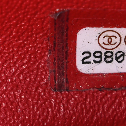 Chanel Lambskin Quilted Mini Square Flap Red 7 of 11