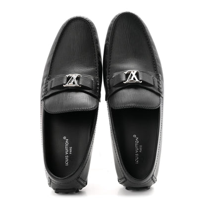 Louis Vuitton Epi Mens Hockenheim Moccasin Loafers 10.5 Black 2 of 10