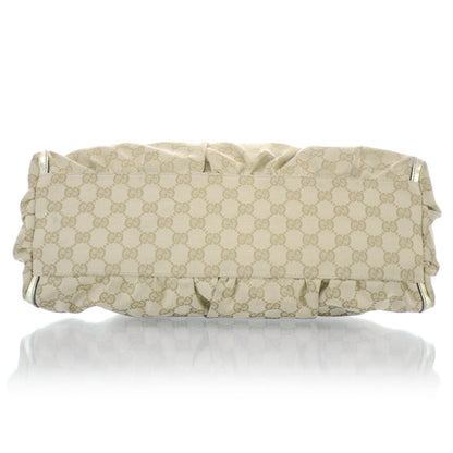 Gucci Monogram D Gold Hobo Metallic 6 of 14