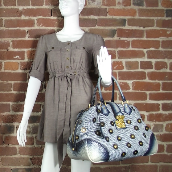Louis Vuitton Denim Polka Dot Bowly LTD ED 2 of 10