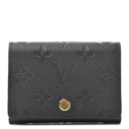 Louis Vuitton Empreinte Business Card Holder Black 1 of 8
