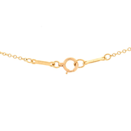 Tiffany 18K Yellow Gold Diamond Cultured Pearl 5.5-6mm Pendant Necklace 4 of 5