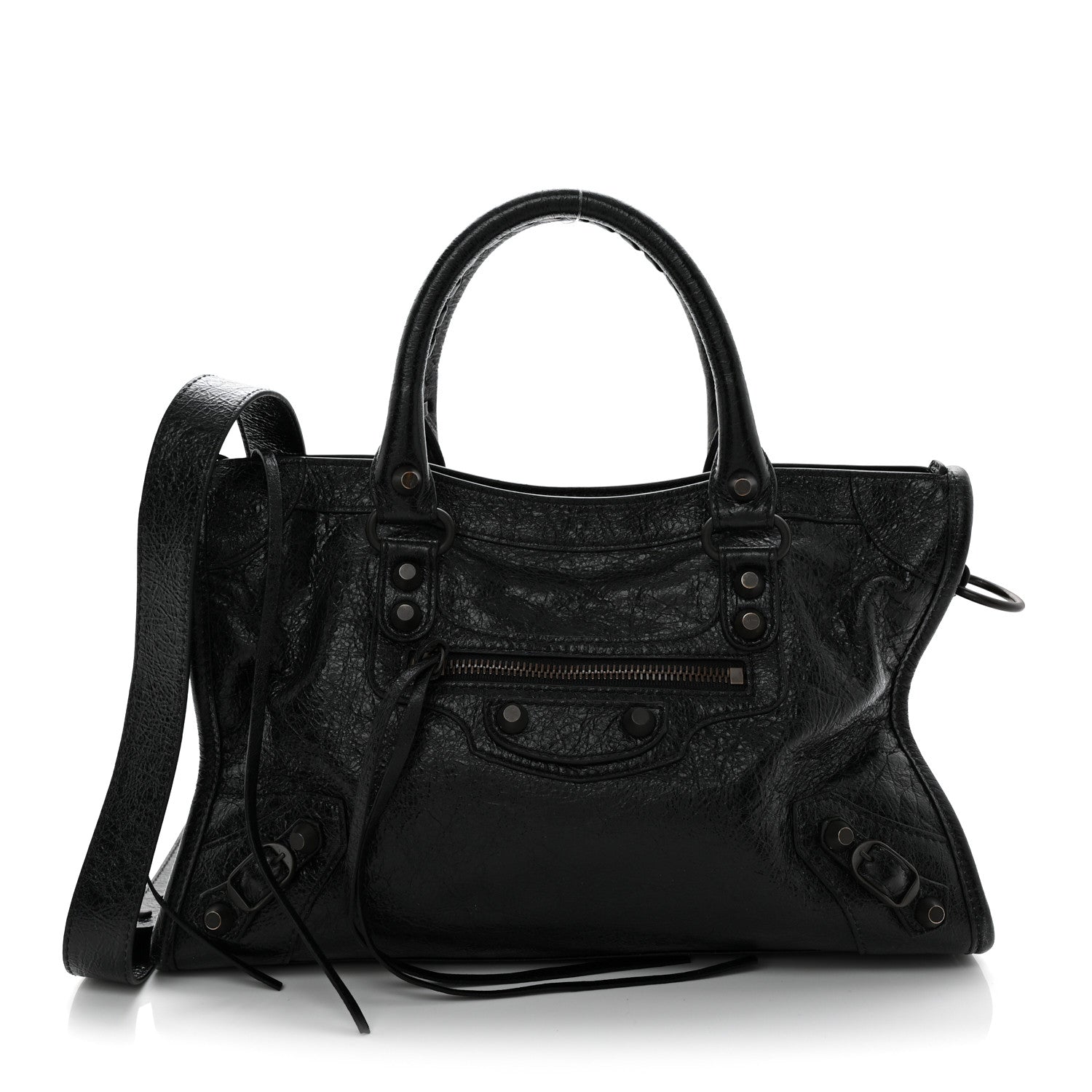 Balenciaga Agneau Arena Classic Hardware Small Le City Black 1 of 10