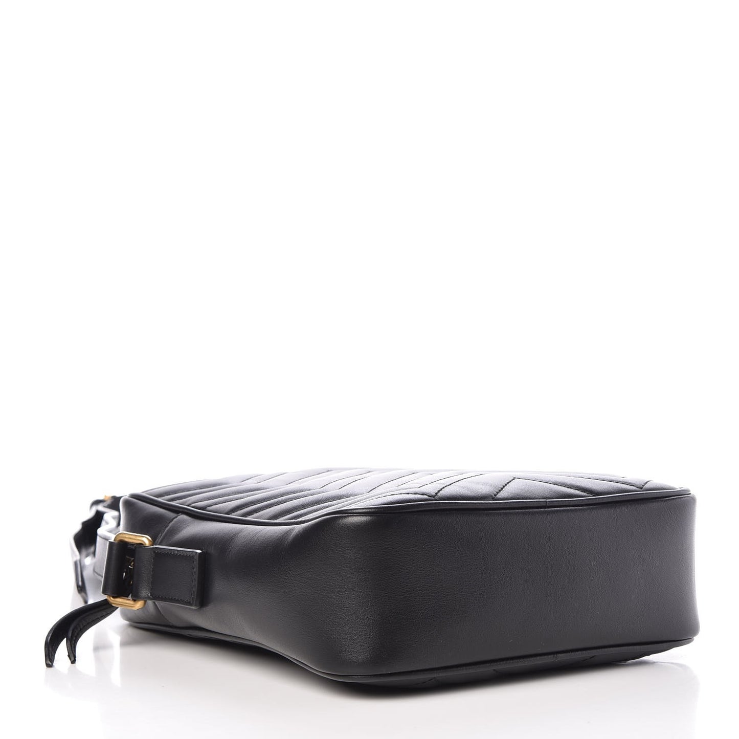 Calfskin Matelasse GG Marmont Travel Bag Black