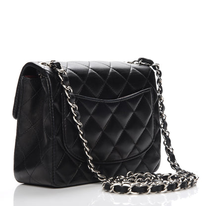 Chanel Lambskin Quilted Mini Square Flap Black 3 of 8