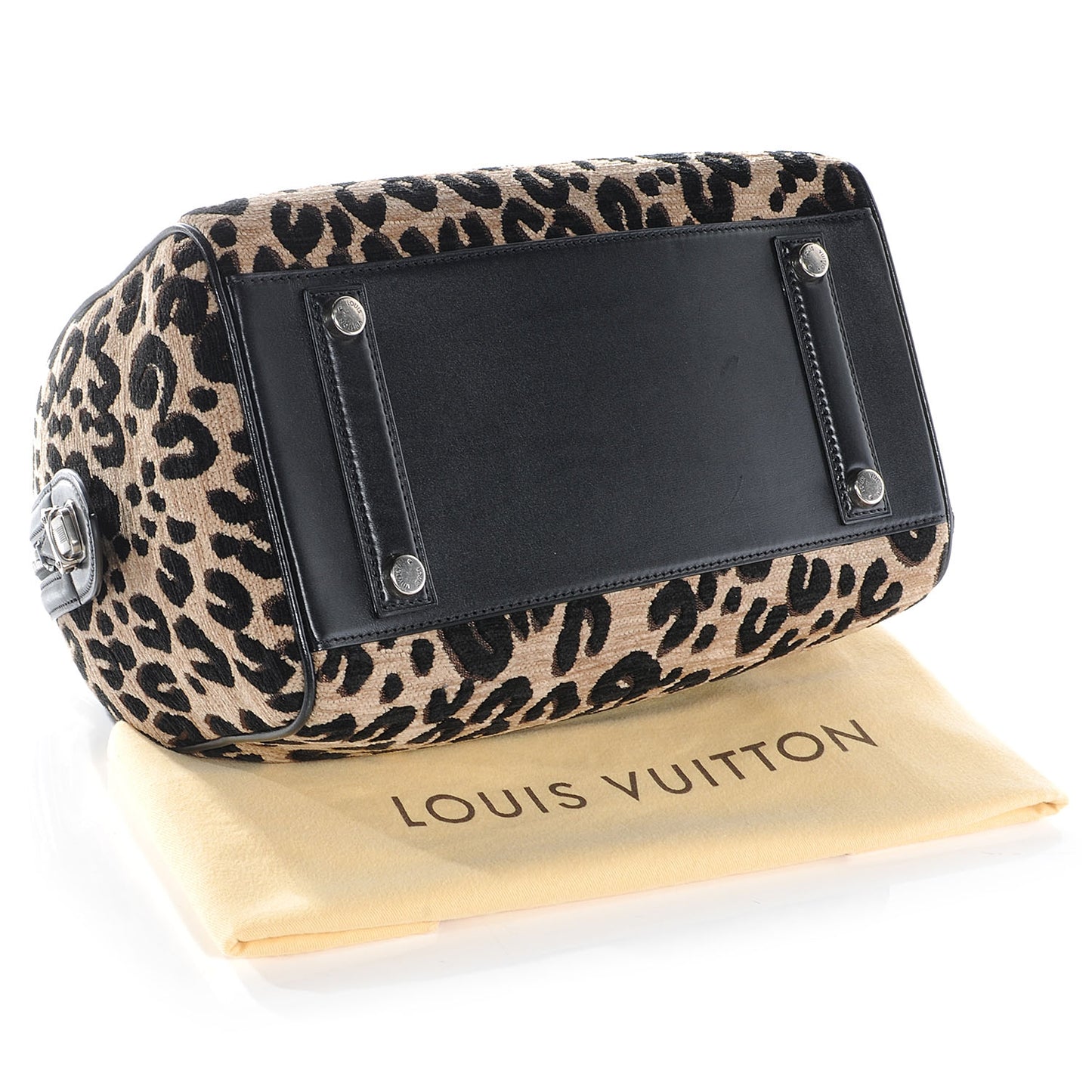 Jacquard Velvet Leopard Print Stephen Sprouse Speedy