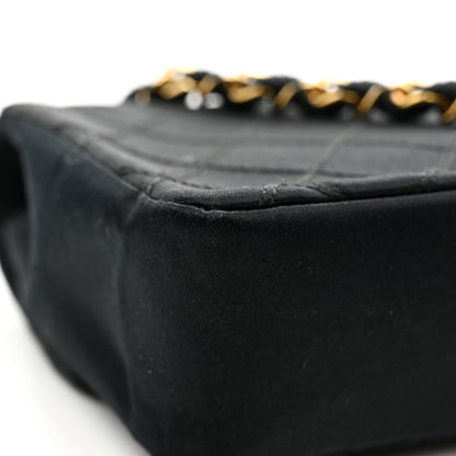 Chanel Satin Double Stitched Mini Single Flap Black 11 of 11
