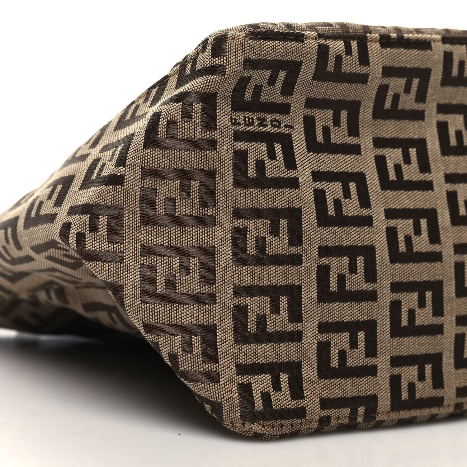 Fendi Zucchino Vitello Mini Pochette Tobacco 8 of 9