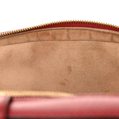 Gucci GG Supreme Monogram Flora Web Small Ophidia Top Handle Shoulder Bag Hibiscus Red 15 of 23