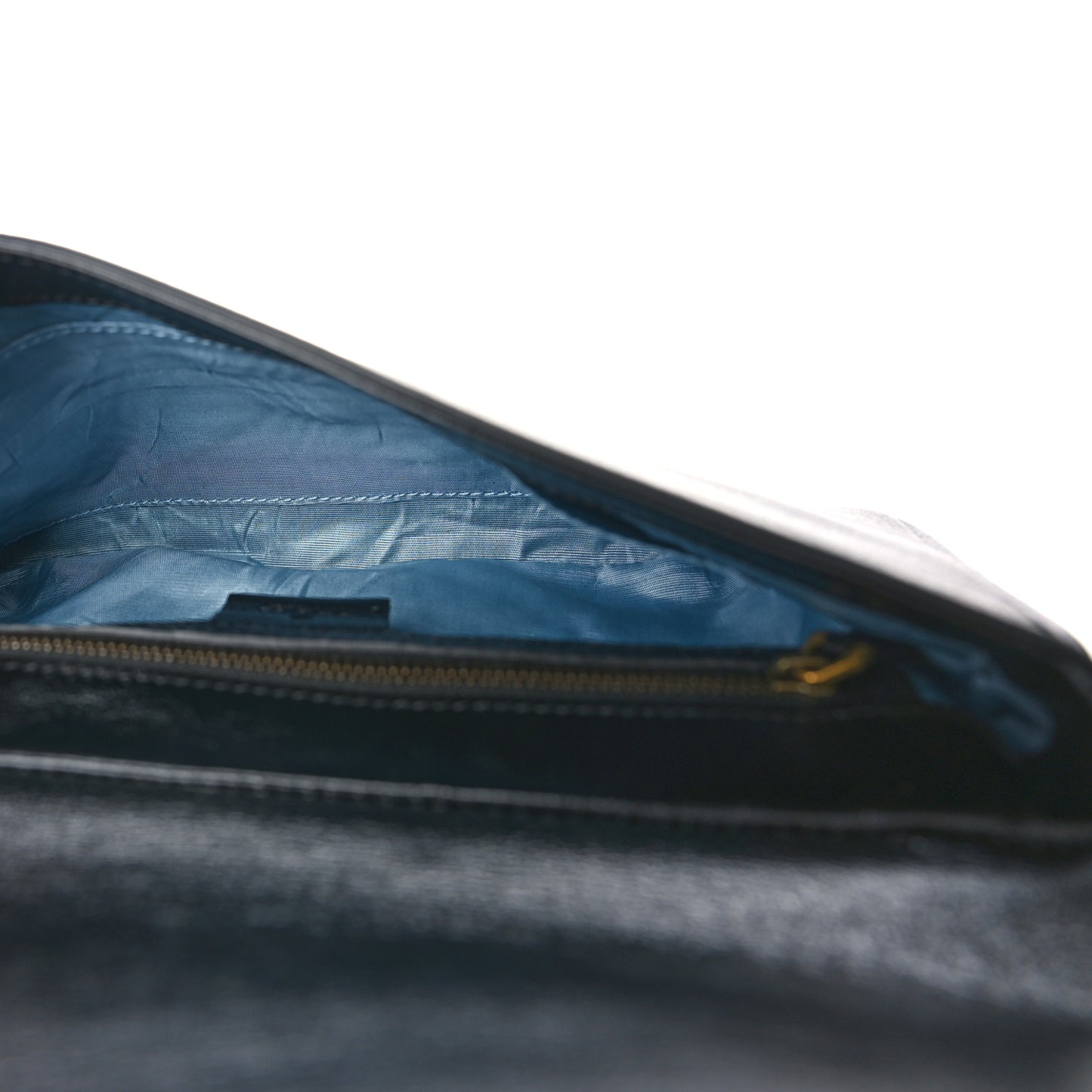 Calfskin Diagonal GG Medium Thiara Double Envelope Shoulder Bag Emerald Green Black