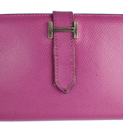 Hermes Epsom Bearn Wallet Cyclamen 12 of 14