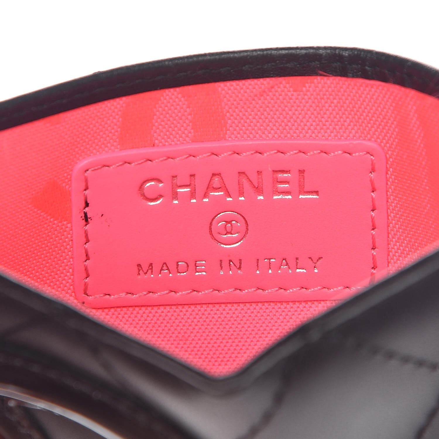 Chanel Calfskin Quilted Cambon Card Holder Black 6 of 8