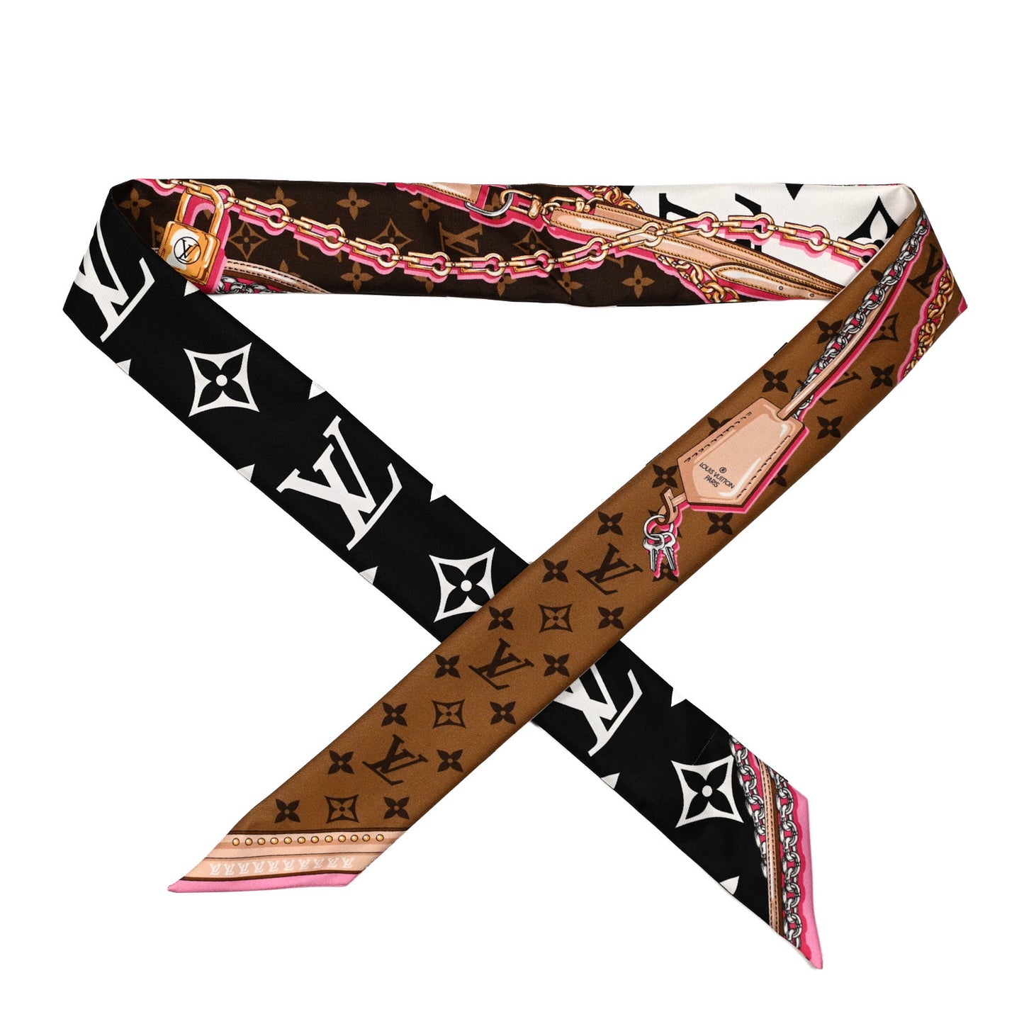 Silk Ultimate Monogram BB Bandeau Black