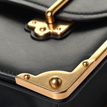 Prada City Calf Saffiano Cahier Bag Black 6 of 6