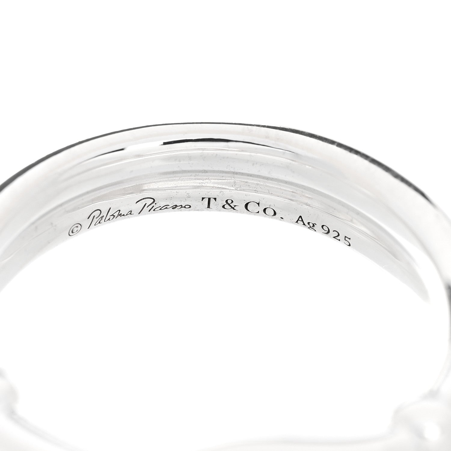 Tiffany Sterling Silver Paloma Picasso Knot Ring 61 9.75 4 of 5