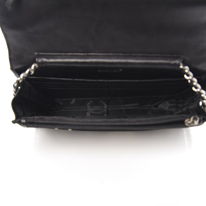 Chanel Denim Coco Wallet On Chain WOC Black 4 of 10