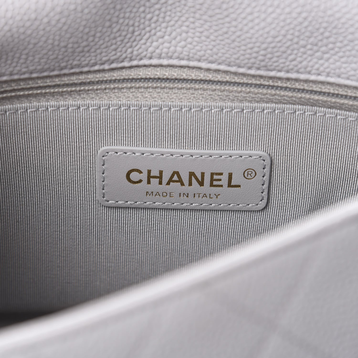 Chanel Caviar Quilted City Walk Flap Light Grey 9 of 11