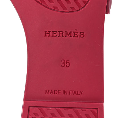 Hermes Rubber Aloha Sandals 35 Rose Baie 8 of 12