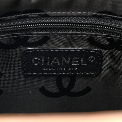 Chanel Calfskin Quilted Large Cambon Tote Beige Black 6 of 10