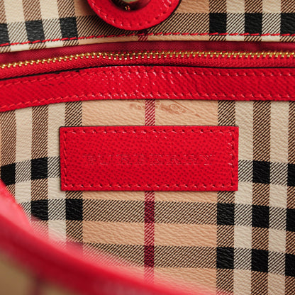 Burberry Haymarket Check Small Canterbury Tote Bright Rose 8 of 8