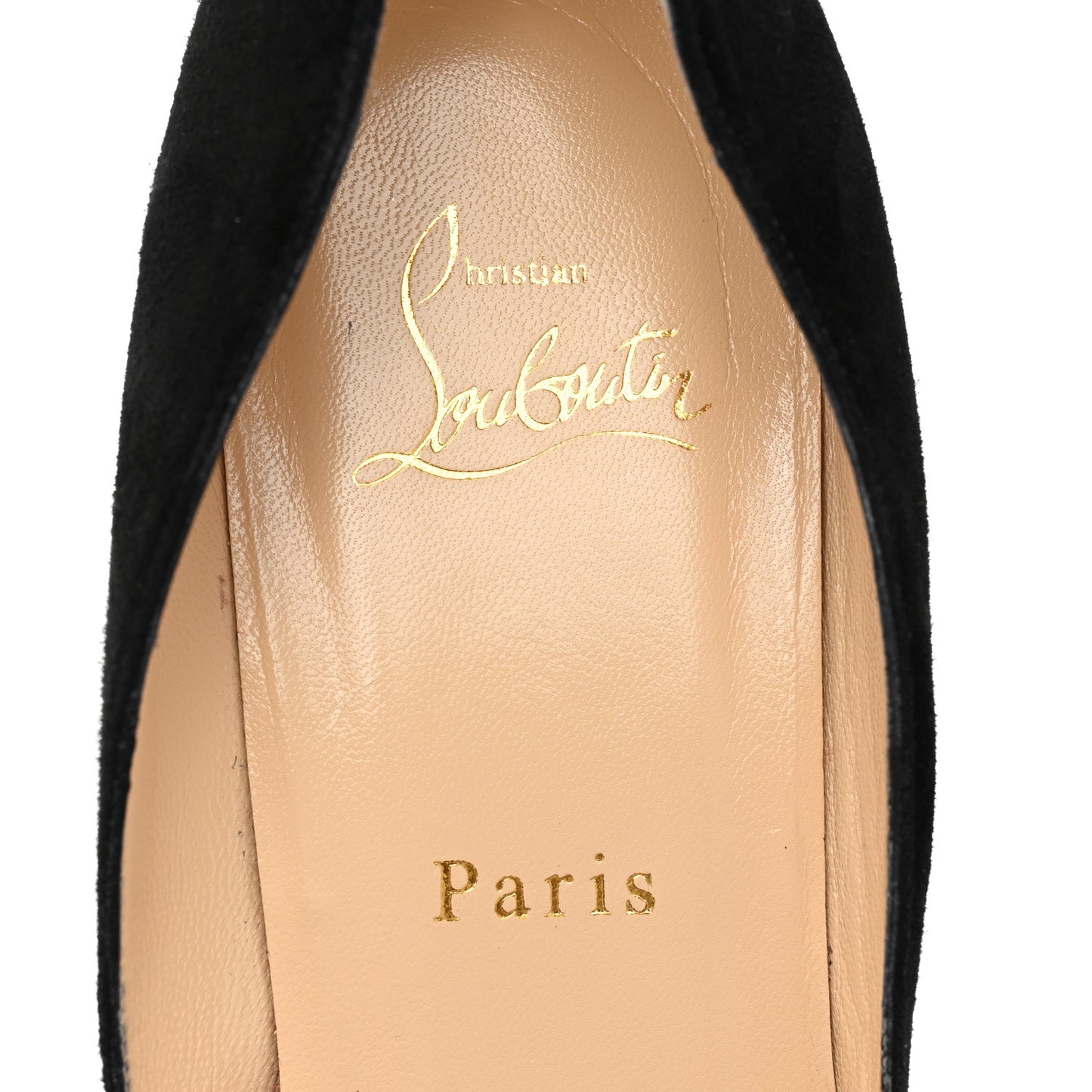Suede Pailette Pigalle Follies 85 Pumps 38.5 Black